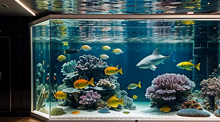 Как выглядит самый большой аквариум в мире в Dubai Mall.