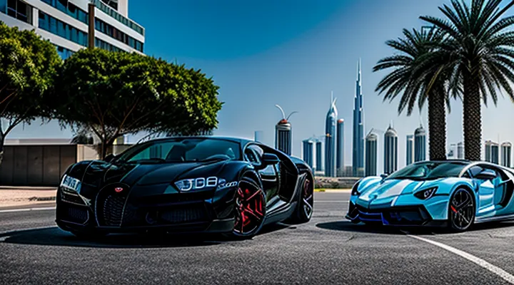 Почему дубайская полиция ездит на Bugatti и Lamborghini.